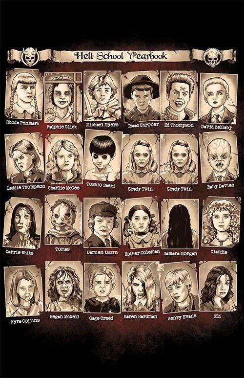 Hellschool Yearbook Posters by Saqman - Pixel Empire