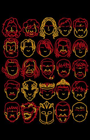 Game of Profiles Posters by COD Designs - Pixel Empire