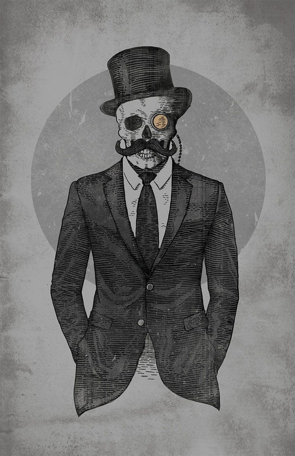 A Gentleman & a Skuller Posters by Grant Shepley - Pixel Empire