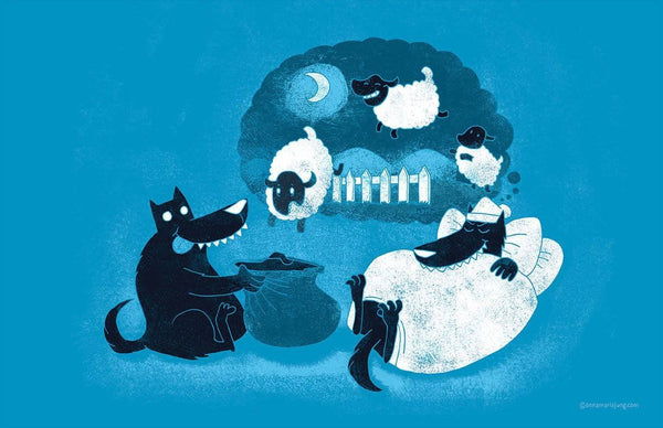 Counting Sheep Posters by Anna-Maria Jung - Pixel Empire