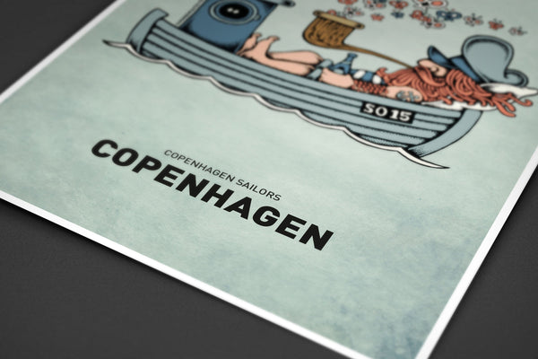 Butterfly Ship Posters by Copenhagen Poster - Pixel Empire