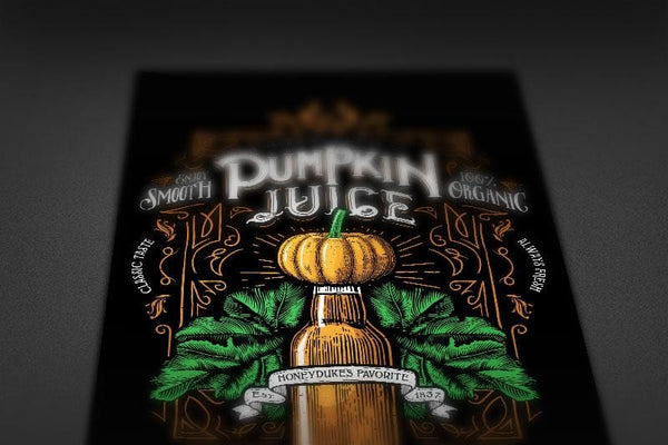Pumpkin Juice Posters by Barrett Biggers - Pixel Empire