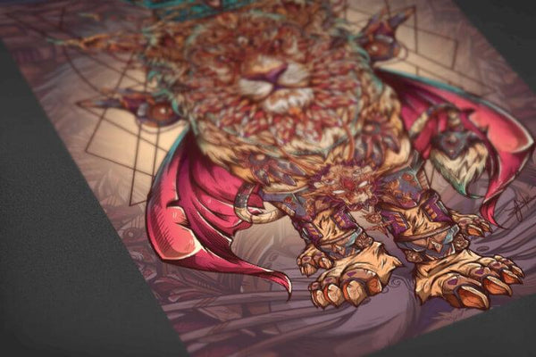 Lion of Dreams Posters by Juan Manuel Orozco - Pixel Empire