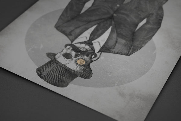 A Gentleman & a Skuller Posters by Grant Shepley - Pixel Empire