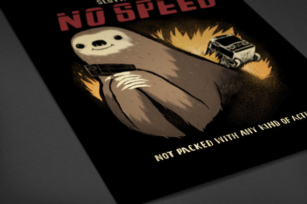 No Speed Posters by Louis Roskosch - Pixel Empire