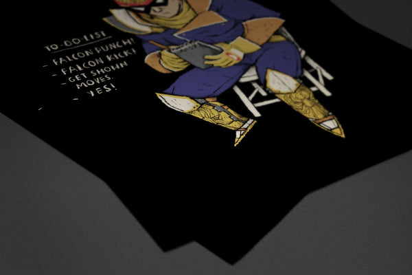 Falcon To Do List Posters by Louis Roskosch - Pixel Empire