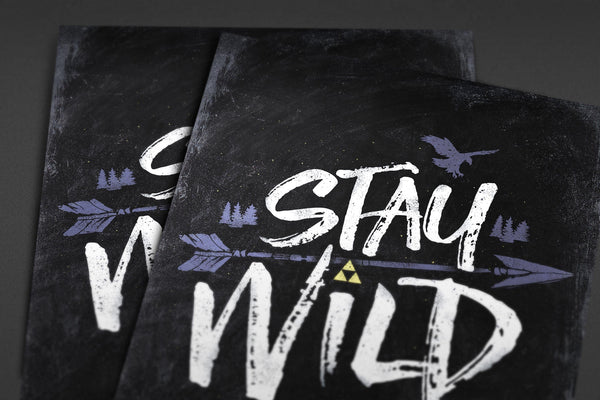 Stay Wild Posters by Barrett Biggers - Pixel Empire