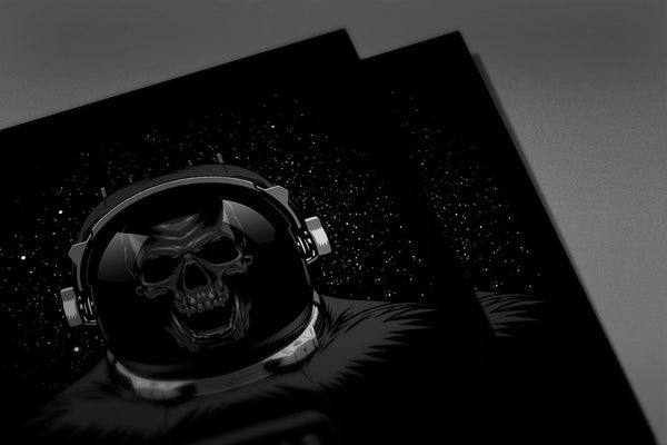 Skull Astronaut Posters by Alberto Cubatas - Pixel Empire
