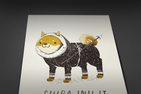Shiba Inu-It Posters by Louis Roskosch - Pixel Empire