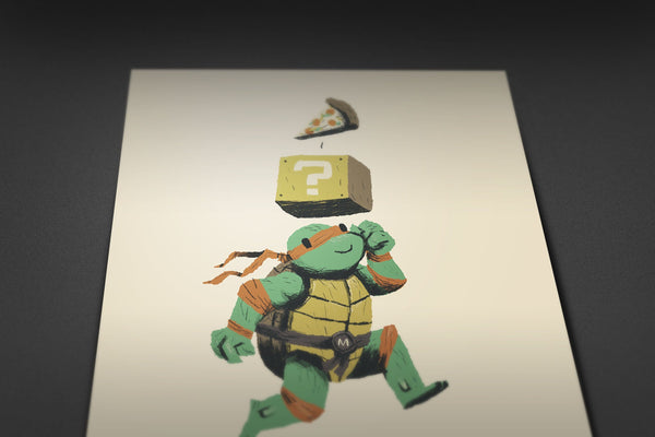 Pizza Power Up Posters by Louis Roskosch - Pixel Empire