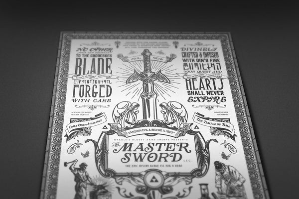 Master Sword Posters by Barrett Biggers - Pixel Empire