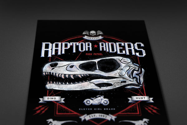 Raptor Riders Posters by Barrett Biggers - Pixel Empire
