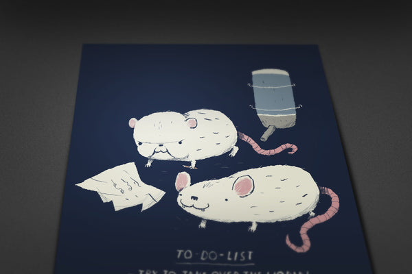Pinky & the Brain To Do List Posters by Louis Roskosch - Pixel Empire