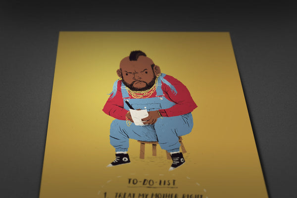 Mr T To Do List Posters by Louis Roskosch - Pixel Empire