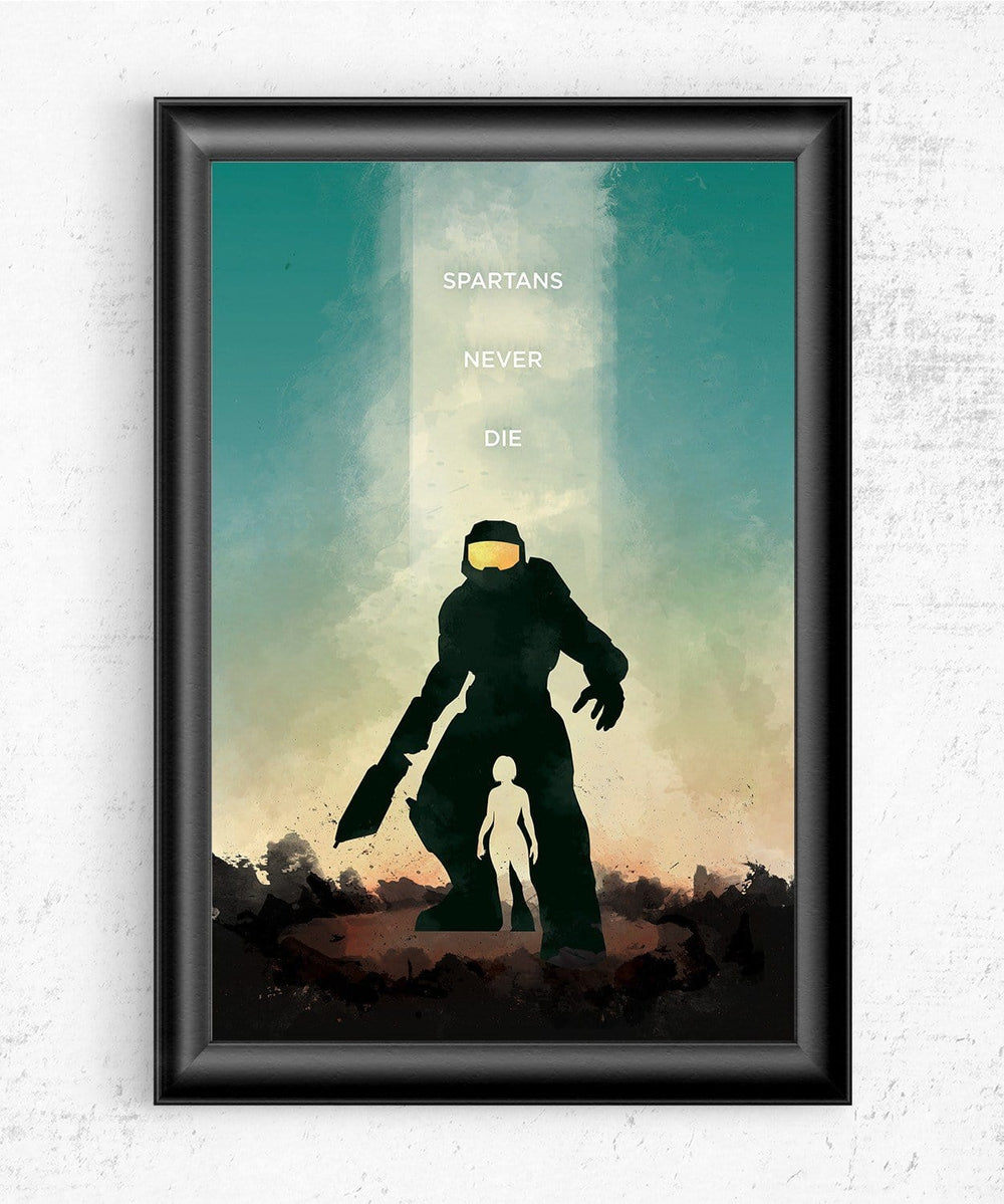 Halo - Spartans Never Die Posters by Dylan West - Pixel Empire