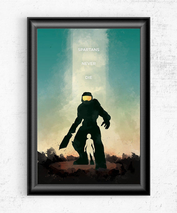 Halo - Spartans Never Die Posters by Dylan West - Pixel Empire