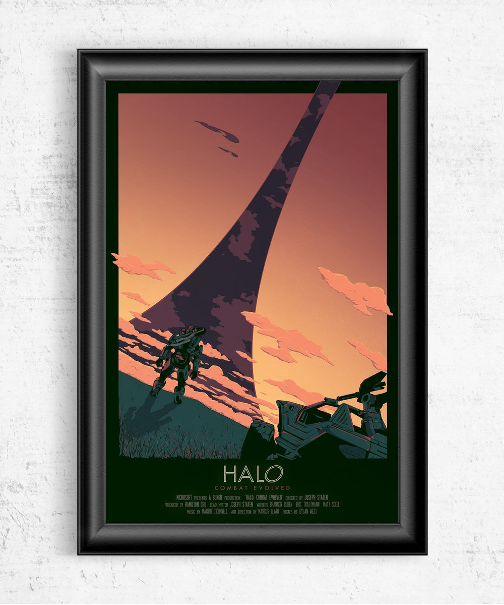 Halo: Combat Evolved Movie Poster - Sunset Variation Posters by Dylan West - Pixel Empire