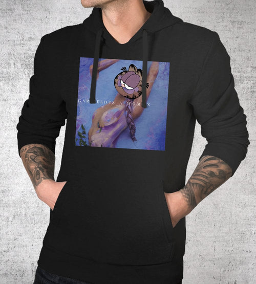 Garfield Is A Woman Hoodies by Quinton Reviews - Pixel Empire
