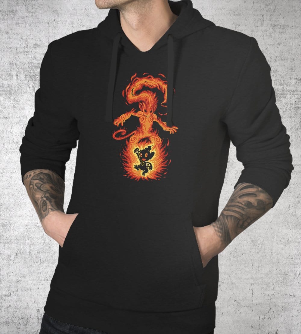The Fire Ape Within Hoodies by Techranova - Pixel Empire