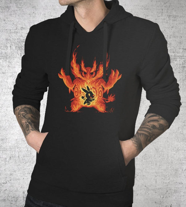 The Fire Boar Within Hoodies by Techranova - Pixel Empire