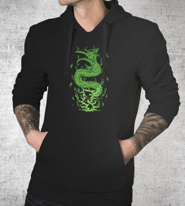 The Grass Snake Within Hoodies by Techranova - Pixel Empire