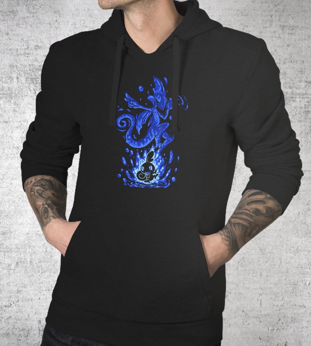 The Water Chameleon Within Hoodies by Techranova - Pixel Empire
