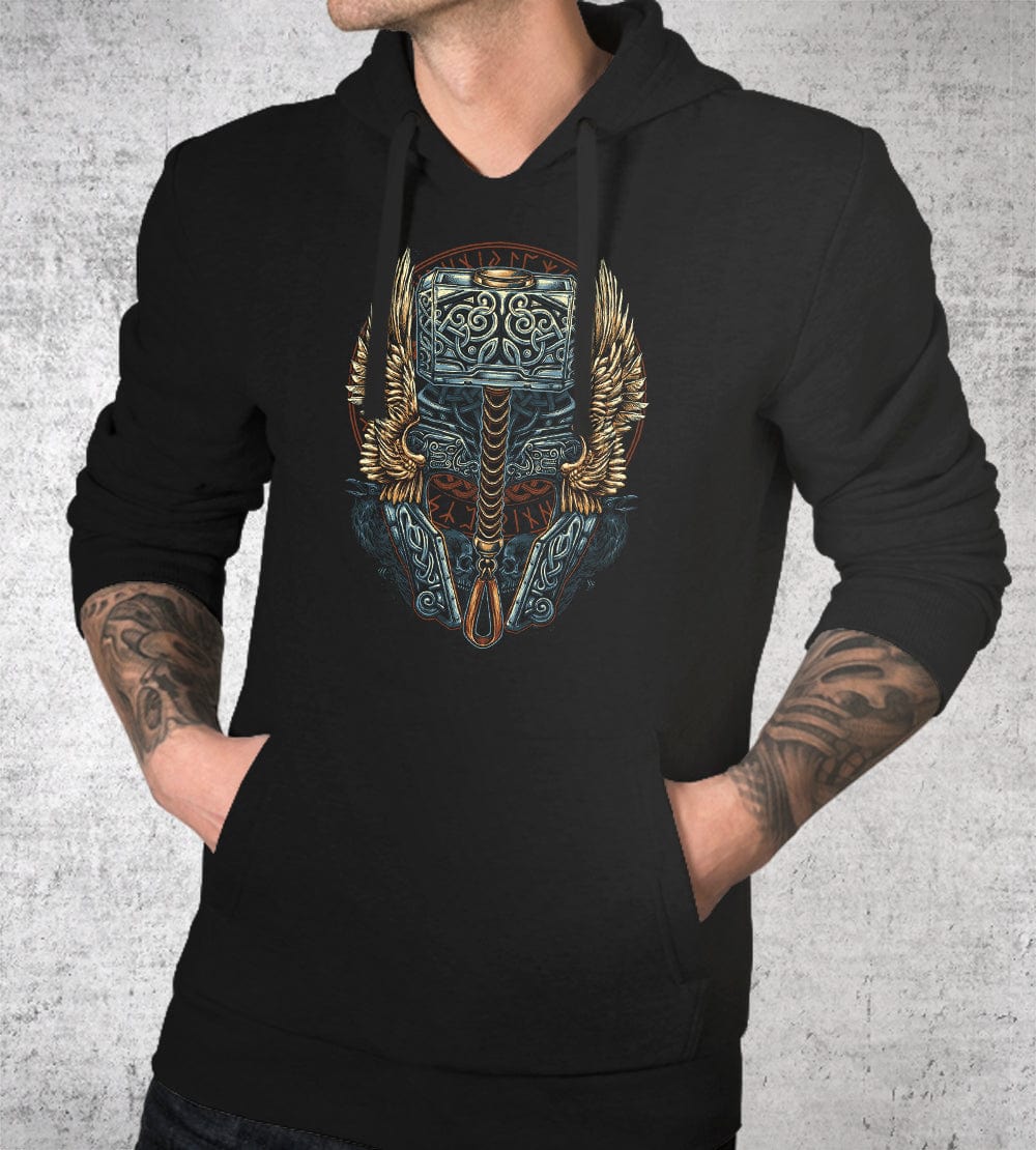 Pray For Thunder Hoodies by Glitchy Gorilla - Pixel Empire