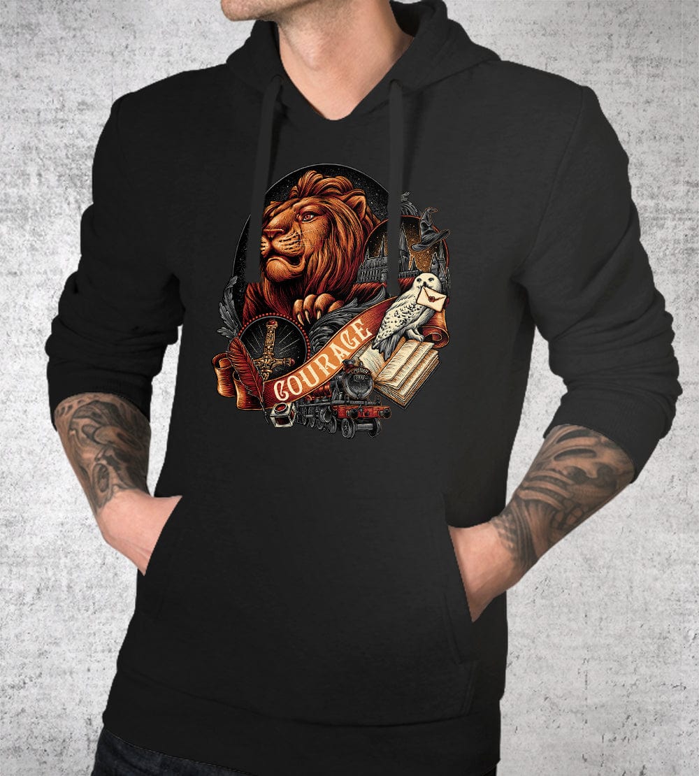 House Of Courage Hoodies by Glitchy Gorilla - Pixel Empire