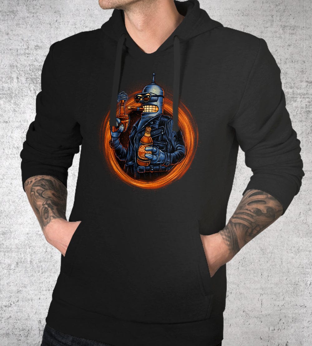 Benderminator Hoodies by Glitchy Gorilla - Pixel Empire