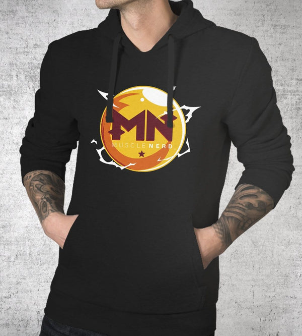 Muscle Nerd Ball Z Hoodies by Muscle Nerd - Pixel Empire