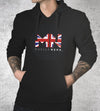 Uk Flag Muscle Nerd Hoodies by Muscle Nerd - Pixel Empire