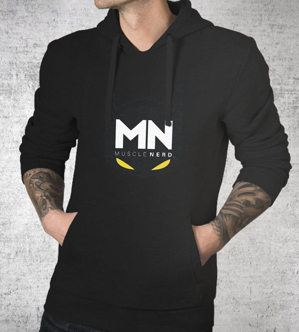 Bat Muscle Nerd Hoodies by Muscle Nerd - Pixel Empire