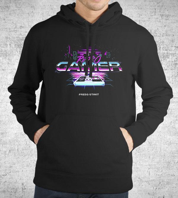 Retro Gamer Hoodies by Barrett Biggers - Pixel Empire