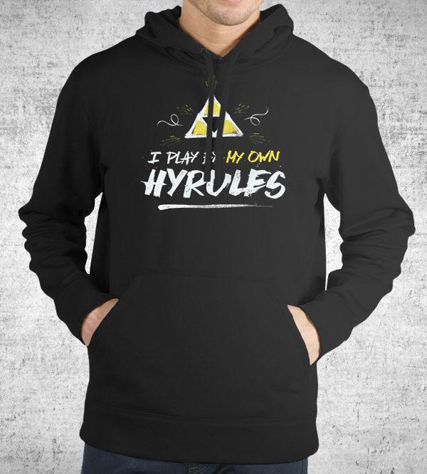 I Play By My Own Hyrules Hoodies by Barrett Biggers - Pixel Empire