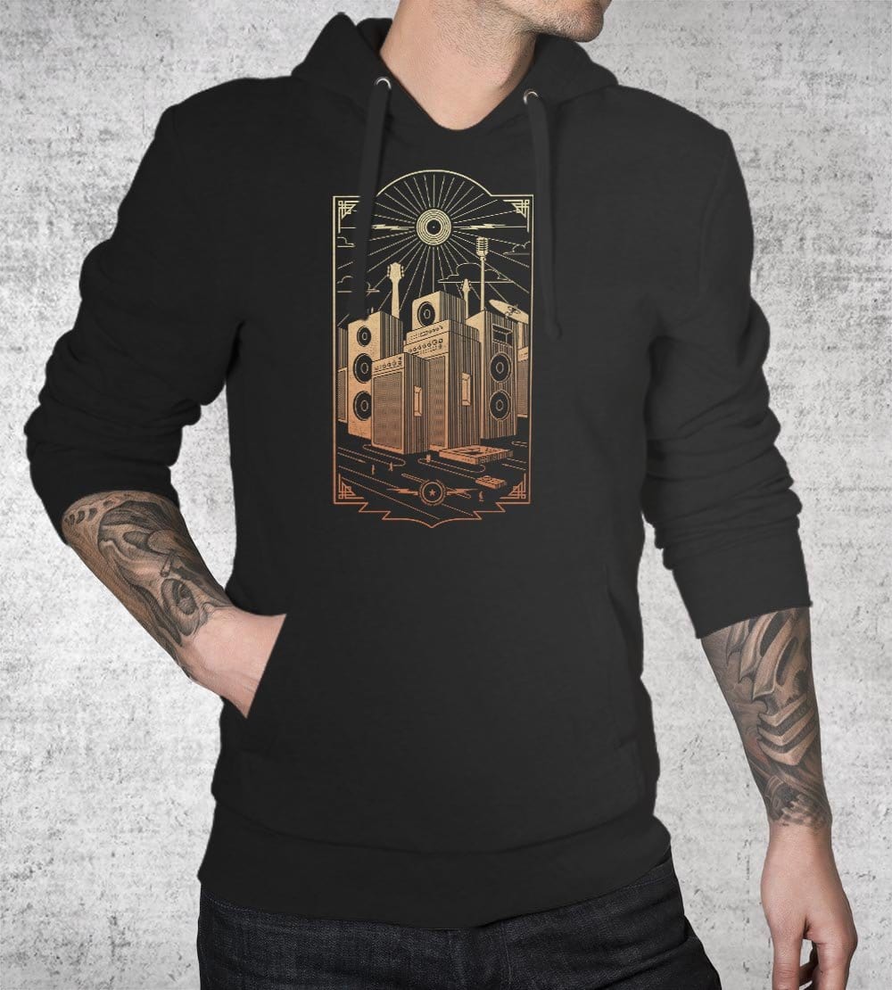 Sound City Hoodies by Grant Shepley - Pixel Empire