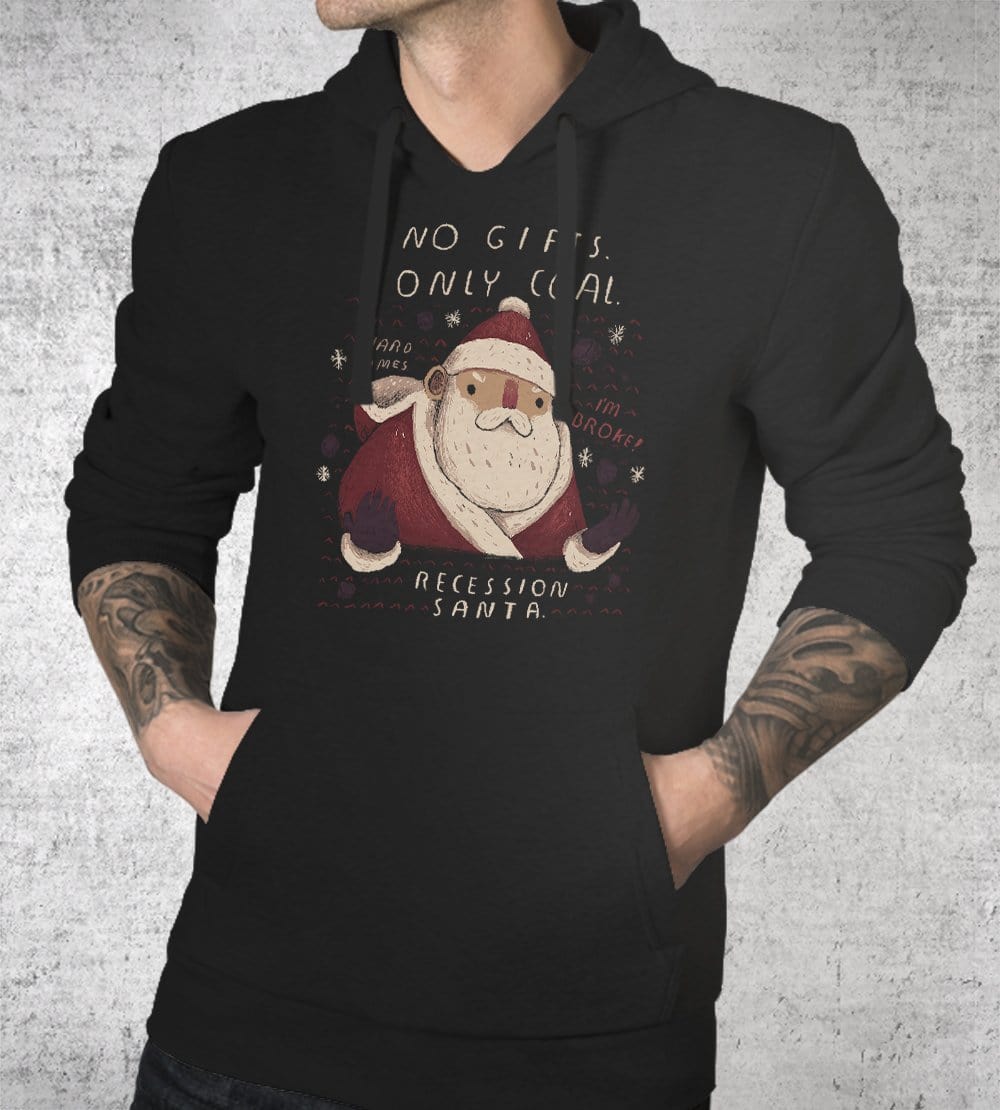 Recession Santa Hoodies by Louis Roskosch - Pixel Empire
