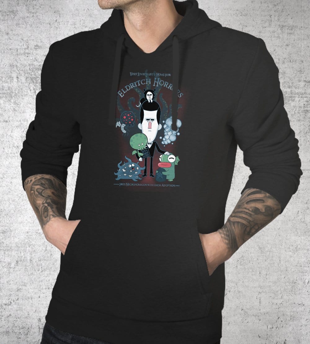 Lovecrafts Home For Eldritch Horrors Hoodies by Anna-Maria Jung - Pixel Empire