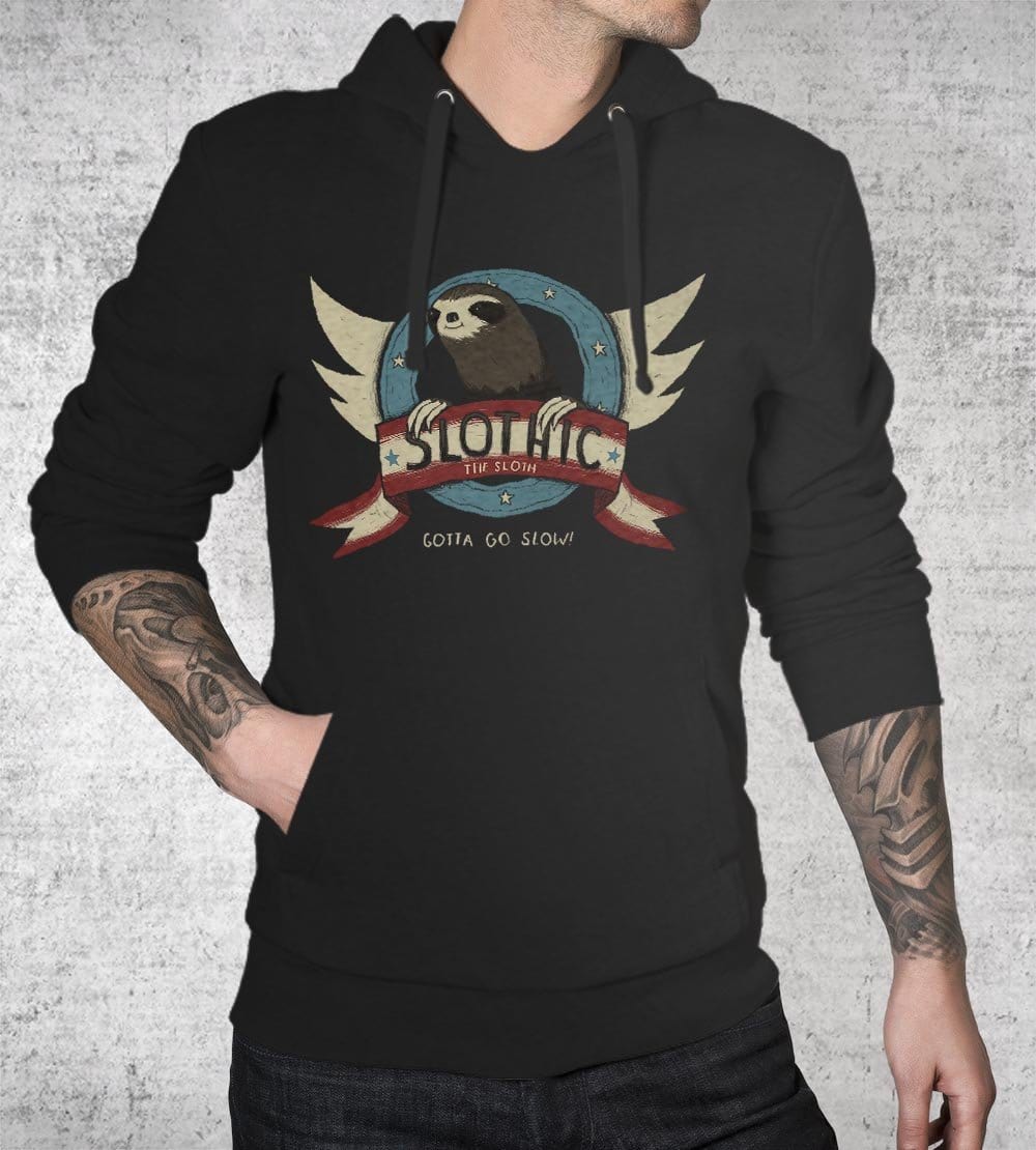 Slothic Hoodies by Louis Roskosch - Pixel Empire