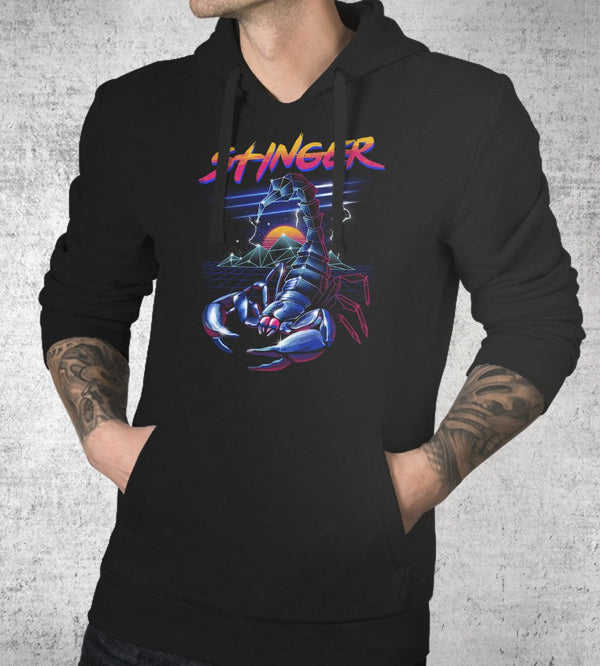 Rad Stinger Hoodies by Vincent Trinidad - Pixel Empire