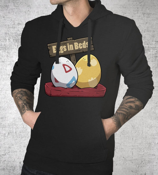 Eggs in Beds Hoodies by Dobbs - Pixel Empire