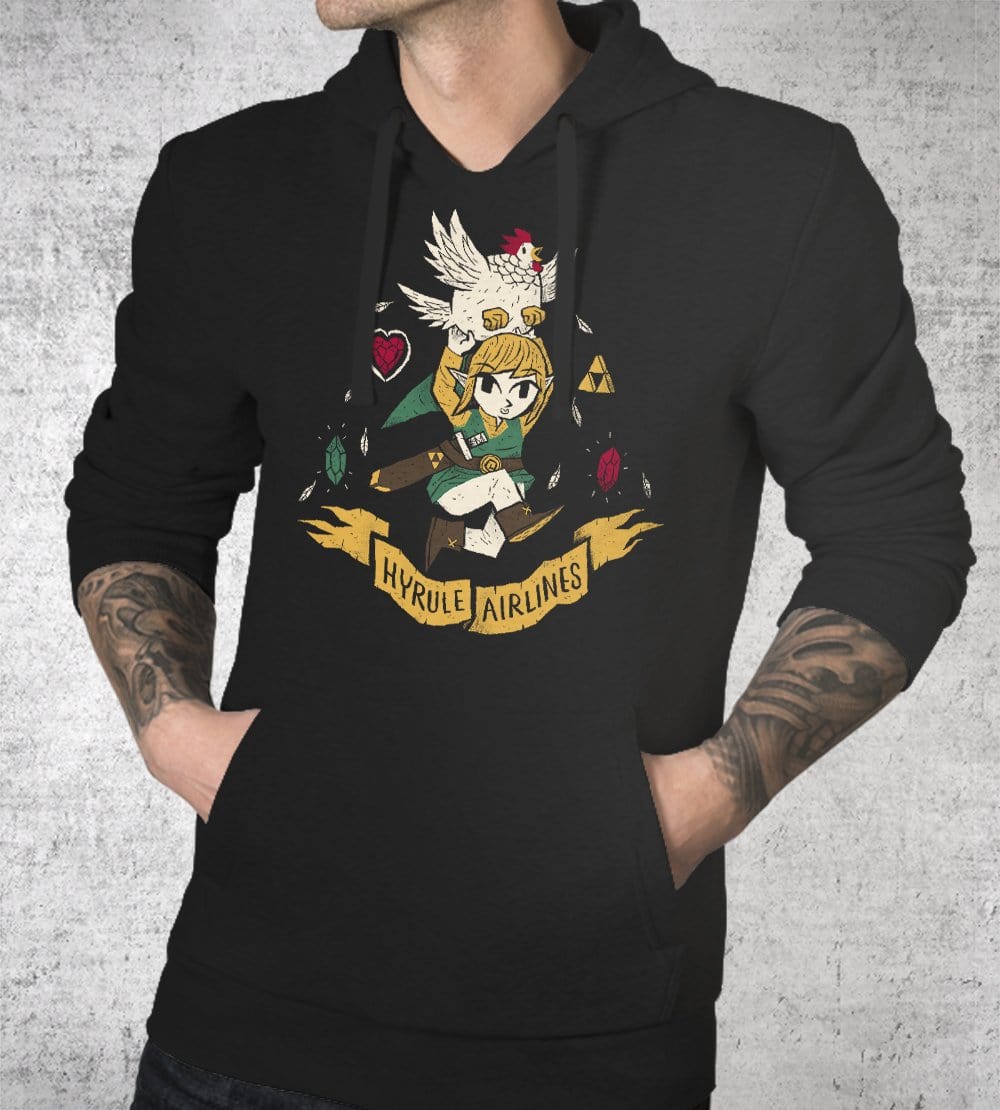 Hyrule Airlines Hoodies by Louis Roskosch - Pixel Empire