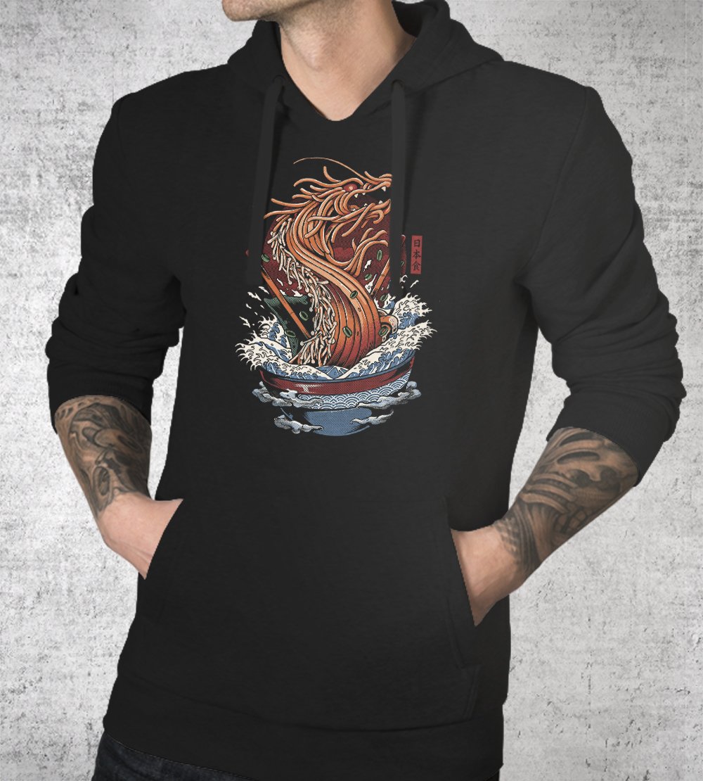 Dragon Ramen Hoodies by Ilustrata - Pixel Empire