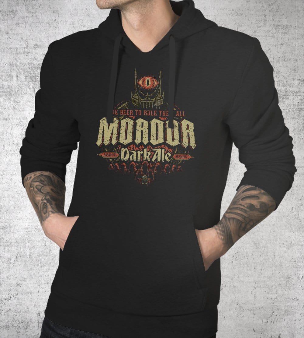 Mordor Dark Ale Hoodies by Cory Freeman Design - Pixel Empire