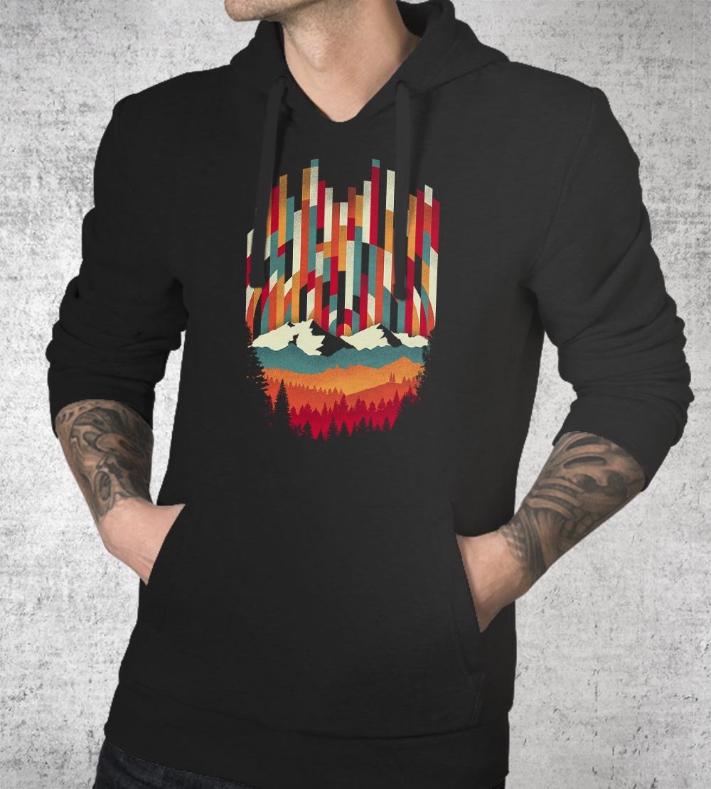 Sunrise Vertical Multicolor Hoodies by Dianne Delahunty - Pixel Empire