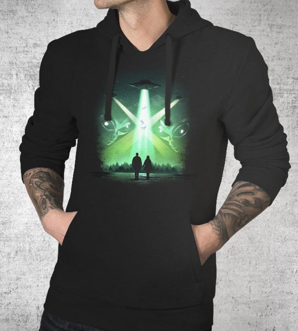 They Are Here Hoodies by Dan Elijah Fajardo - Pixel Empire