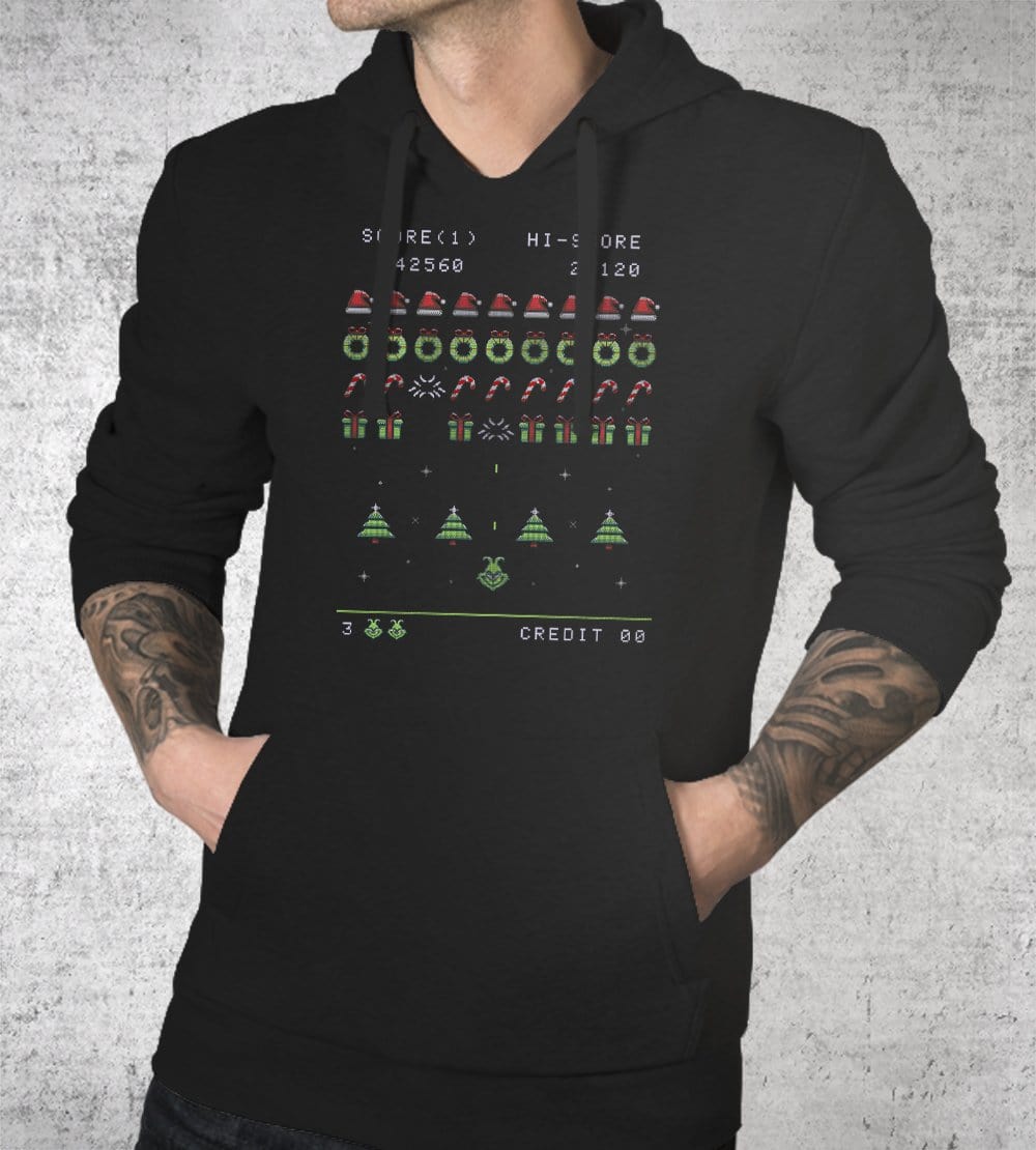 Christmas Invader Hoodies by Typhoonic - Pixel Empire