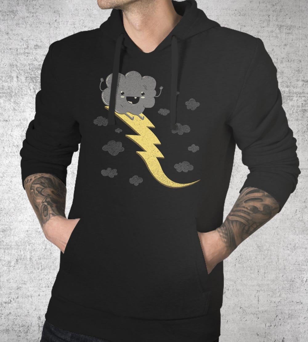 Ride The Lightning Hoodies by Perry Beane - Pixel Empire