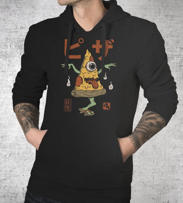 Yokai Pizza Hoodies by Vincent Trinidad - Pixel Empire