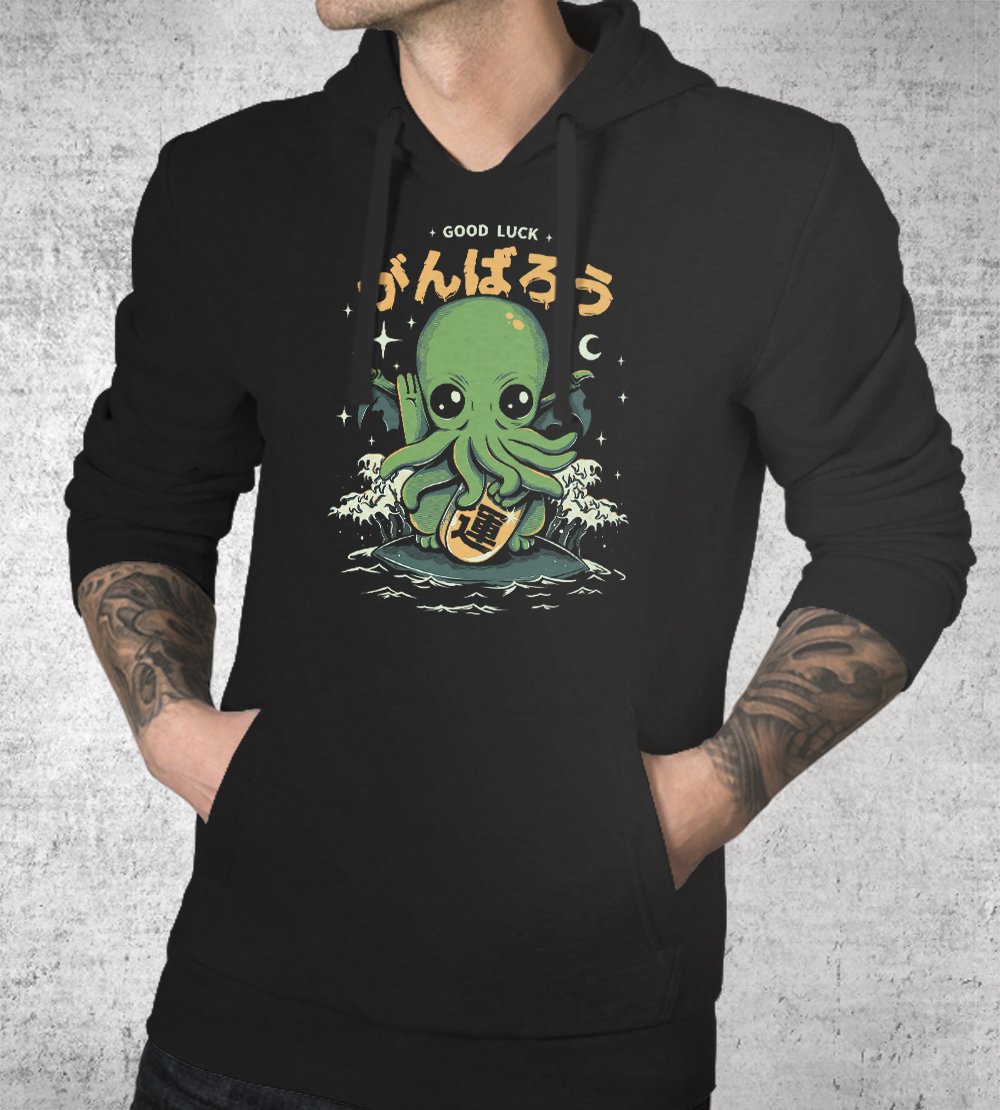 Good Luck Cthulhu Hoodies by Ilustrata - Pixel Empire