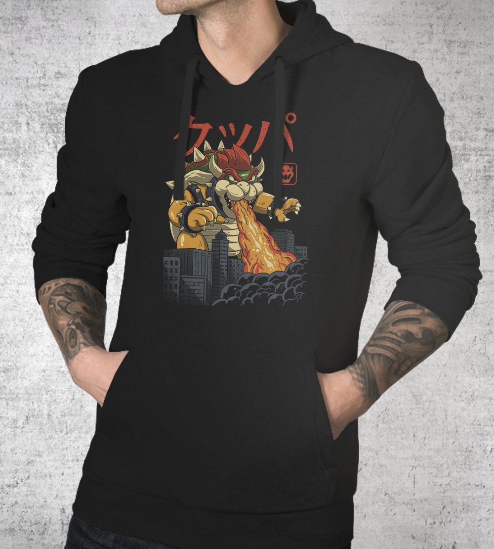 Koopa Kaiju Hoodies by Vincent Trinidad - Pixel Empire